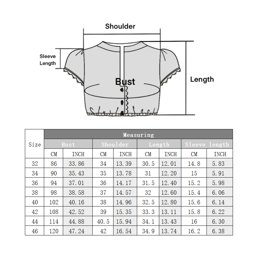 Damen Trachtenbluse Metallknöpfen Kragen Spitze Weiß 34-44(22JB115)