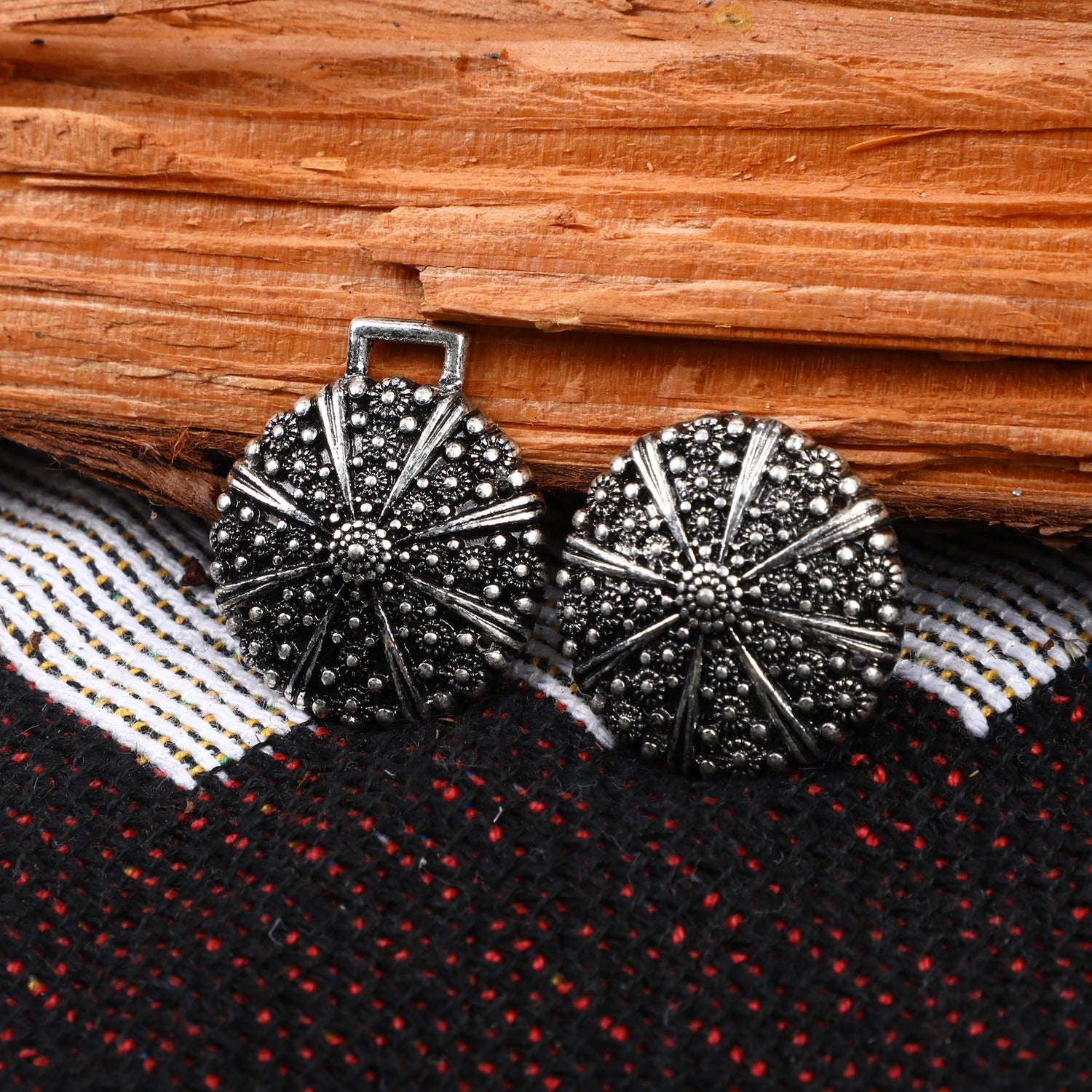 1 Paar 25MM Zarte Runde Metall Knöpfe für Jacken und Umhang Nähbare Vintage Pullover Schliesse
