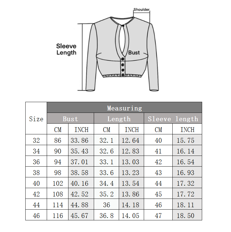 Damen Weiß Blumenspitze Transparent Trachtenbluse 34-46（21JB76）