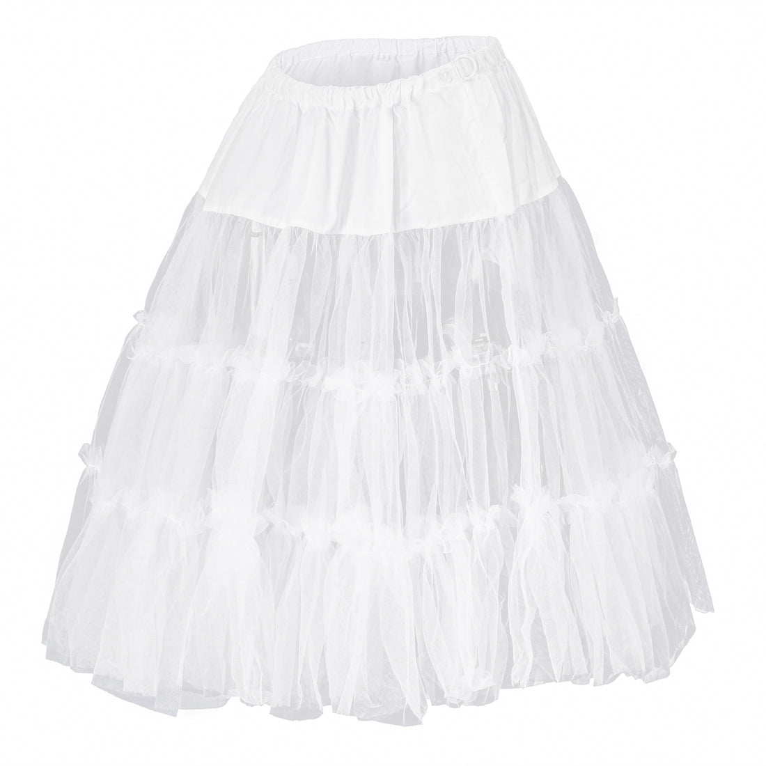 Damen Petticoat Reifrock 50er Jahre Vintage Unterrock 50/60CM(21JP02-03)
